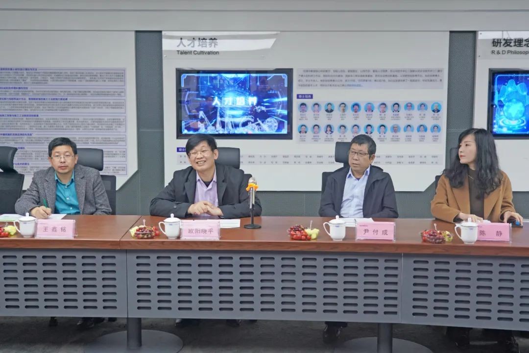 中央候补委员、中国工程院院士欧阳晓平到访江山智能