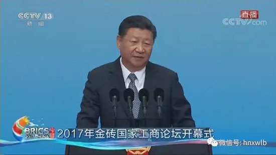 江山智能董事长何清华应邀参与金砖国度工商论坛