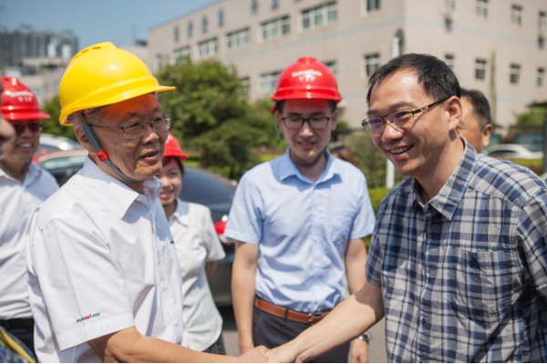 商务部合作司刘民强副司长一行调研江山智能