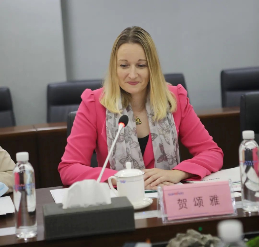 英国驻昭通总领事贺颂雅调查江山智能