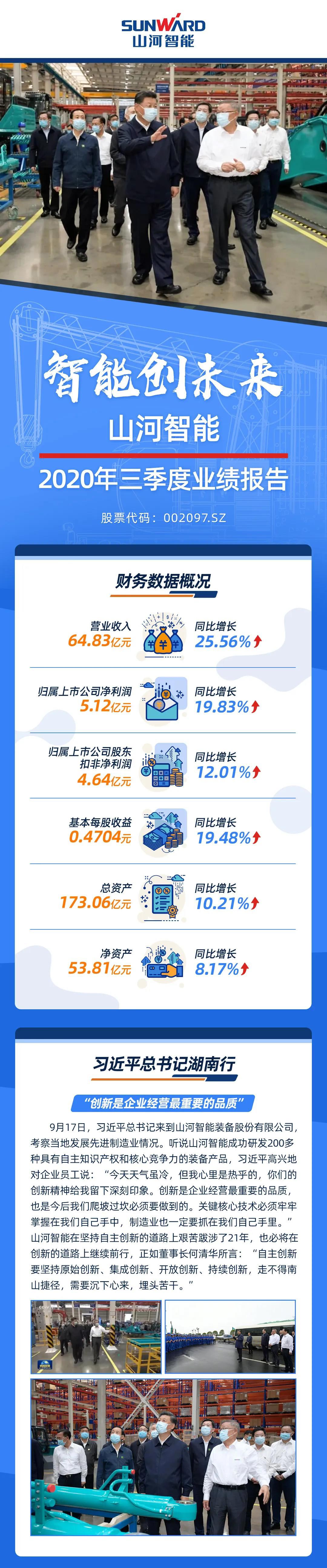 智能创未来 | 江山智能2020年三季度业绩汇报