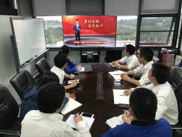 江山智能掀起全员进建贯彻习总书记沉要讲话心灵热潮