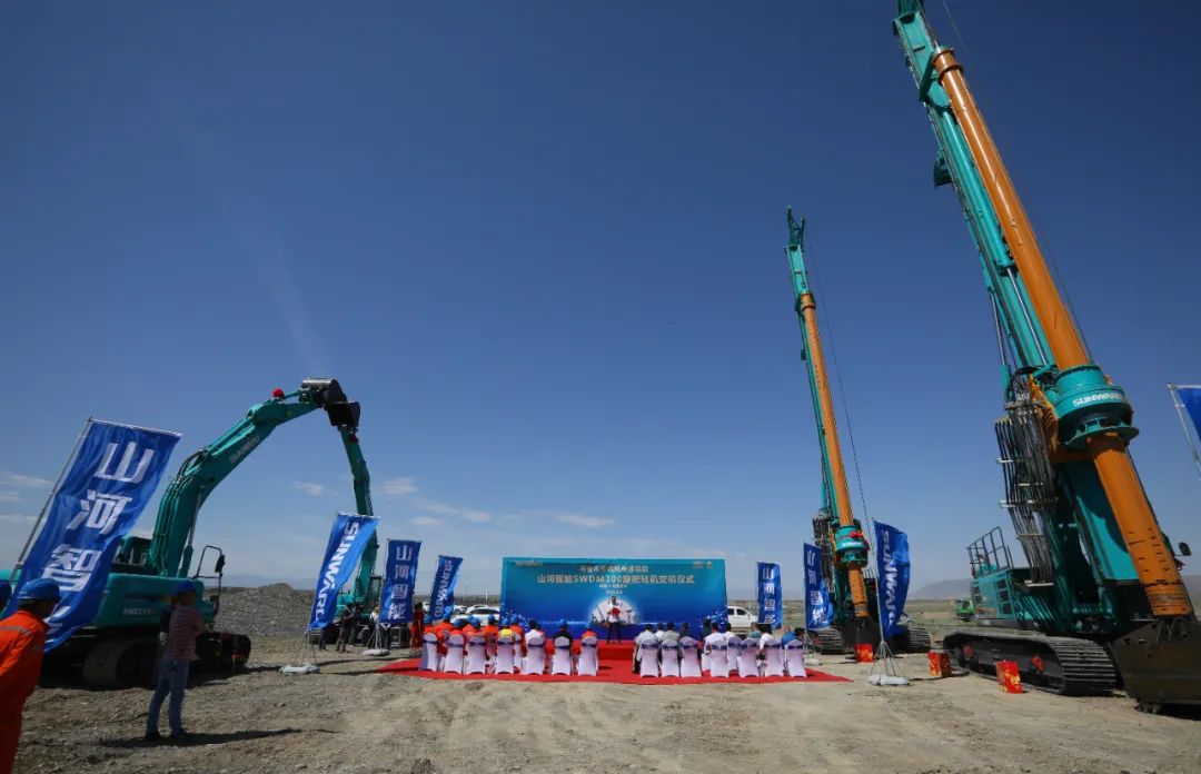 江山智能产品交付中国能建葛洲坝集团，助力建设大美新疆