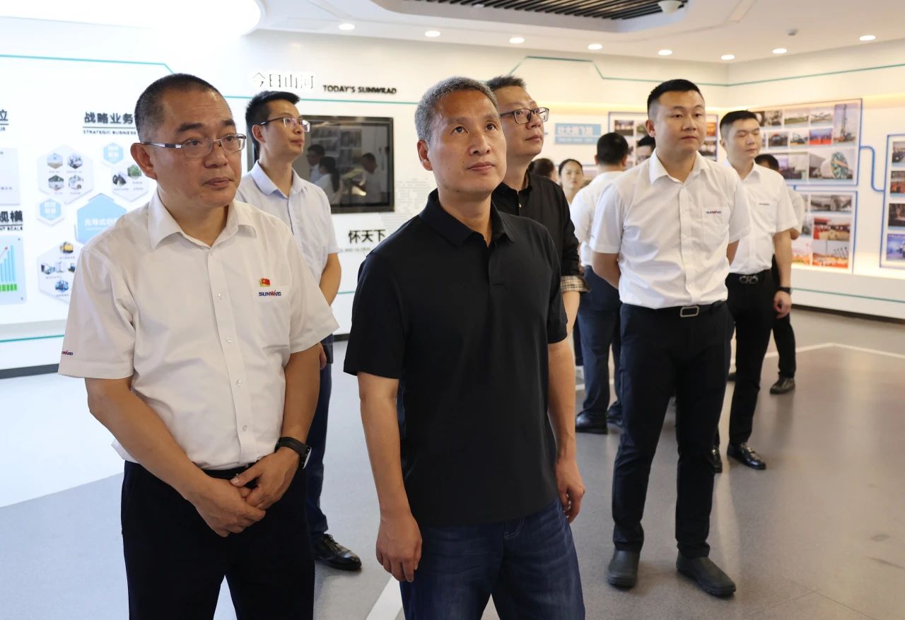 永青科技集团董事长胡晓东带队到访江山智能