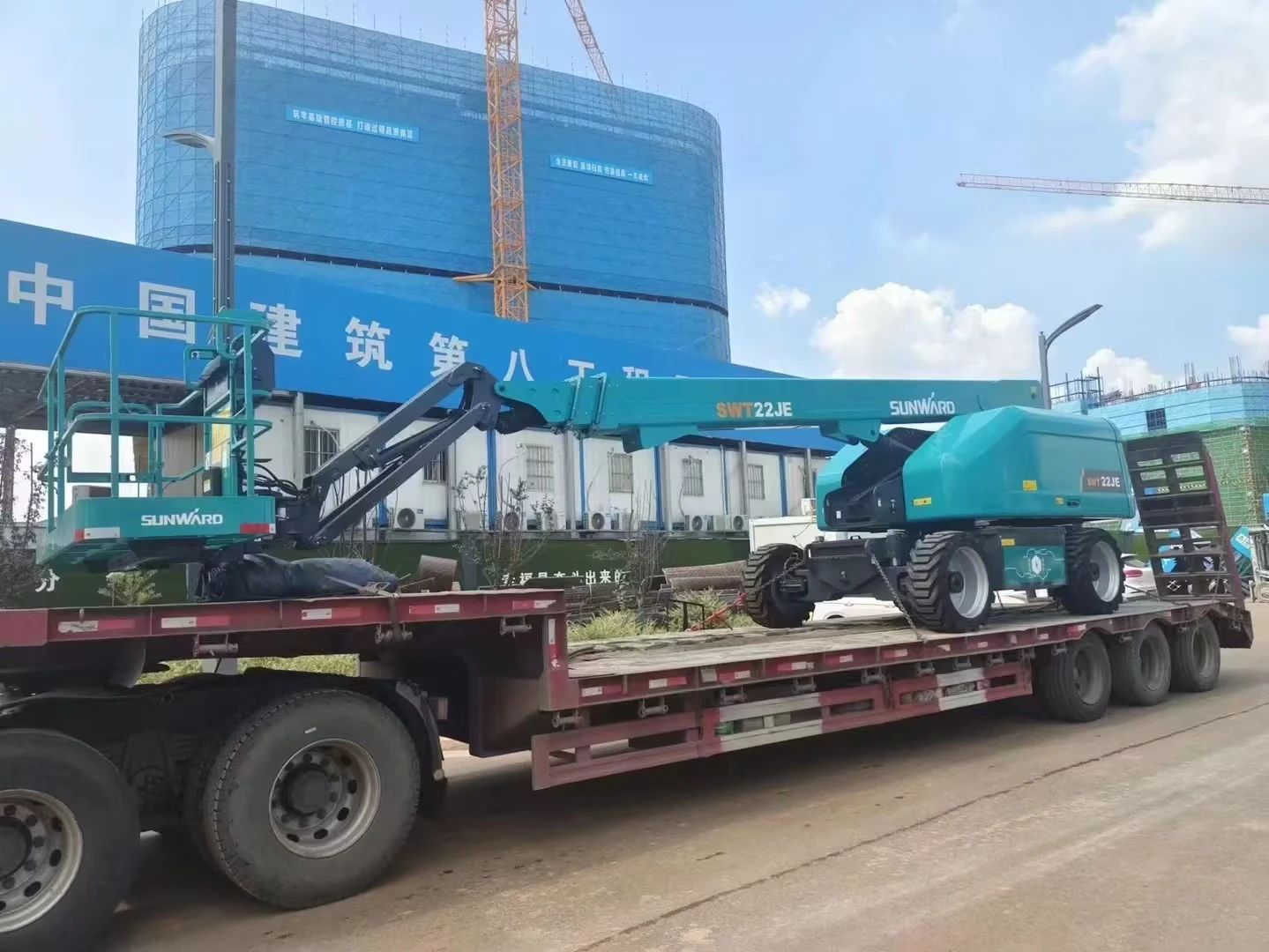 实力上新！江山智能电动直臂高空作业平台进军华中市场